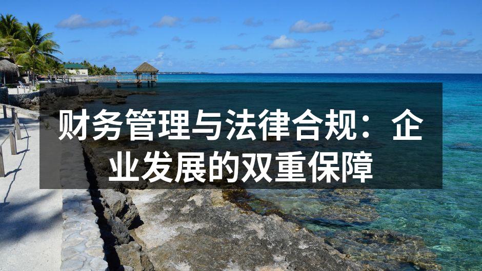 财务管理与法律合规：企业发展的双重保障